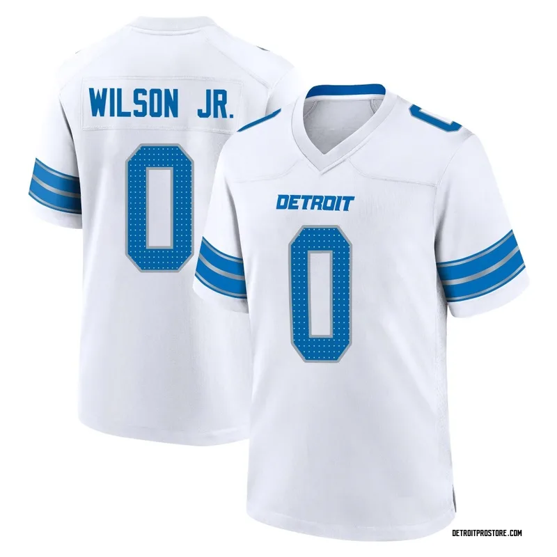 White Youth Cedrick Wilson Jr. Detroit Lions Game 2nd Jersey